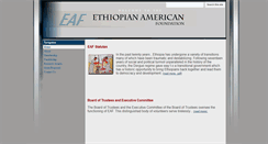 Desktop Screenshot of ethiopianamericanfoundation.com